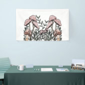 野生のキノコ 横断幕 (トレードショー)