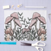 野生のキノコ 薄葉紙 (クラフト)