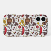 野生のキノコ iPhone 16ケース (裏面横)