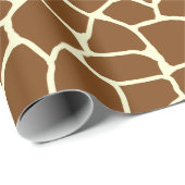 野生のキリンパターンアニマルプリント ラッピングペーパー (ロールコーナー)