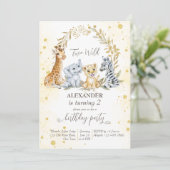 野生のキンギョ2頭がジャングルサファリのパーティーに招待する 招待状 (スタンド正面)