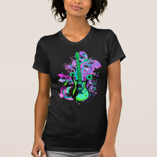 野生のギター(黒) Tシャツ