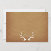 野生のクマ |誕生日パーティーの最初の写真 招待状 (裏面)