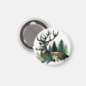 野生のクリスマスフラワー マグネット (正面/裏面)