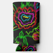 野生のクール花 スリム缶クーラー (裏面)