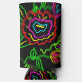 野生のクール花 スリム缶クーラー (正面)