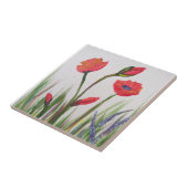 野生のケシ タイル (側面)