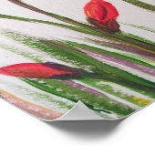 野生のケシ ポスター (角)