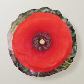 野生のケシ ラウンドクッション (裏面)