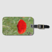 野生のケシ ラゲッジタグ (正面横)