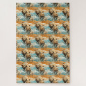 野生のサイのオデッセイは痛みを伴わない ジグソーパズル (縦)