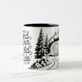 野生のサイドコーヒーマグを見つける ツートーンマグカップ (中央)