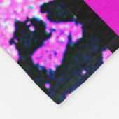 野生のサイドピンクヒョウ体操の体操選手 フリースブランケット (角)