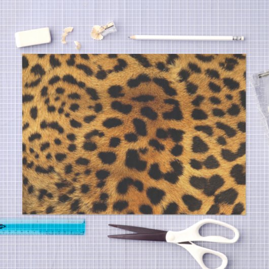 野生のサファリの動物のチータのガーリーなヒョウのプリント 薄葉紙 (クラフト)