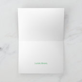 野生のサファリの動物，子供たちの誕生日 カード (内部)