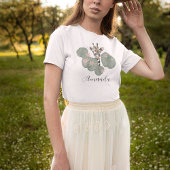 野生のサファリキリン動物の女性 Tシャツ