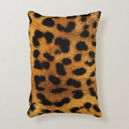 野生のサファリ動物のチエガーリータヒョウ柄 アクセントクッション (正面(垂直))