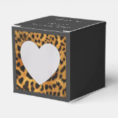 野生のサファリ動物のチエガーリータヒョウ柄 フェイバーボックス (正面サイド)