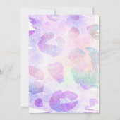 野生のサファリ動物のホロ誕生日パーティーを取得しよう 招待状 (裏面)