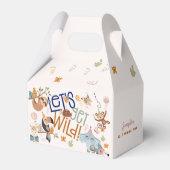 野生のサファリ動物の子供の誕生日パーティー フェイバーボックス (裏面サイド)