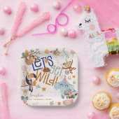 野生のサファリ動物の子供の誕生日パーティー ペーパープレート (パーティー)