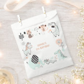 野生のサファリ動物の子供の誕生日 フェイバーバッグ (クリップ留めされた状態)