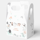 野生のサファリ動物の子供の誕生日 フェイバーボックス (オープン)