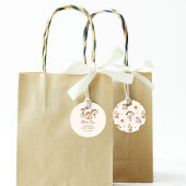 野生のサファリ動物の赤ちゃんシャワー フェイバータグ