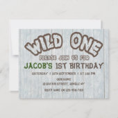 野生のサファリ動物サファリの写真家の少年が募集 招待状 (裏面)