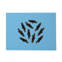 野生のサーモンピンクの魚パターン