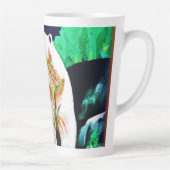 野生のシロクマ。買今 カフェラテマグ (右)