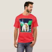 野生のシロクマ。買今 Tシャツ (正面フル)