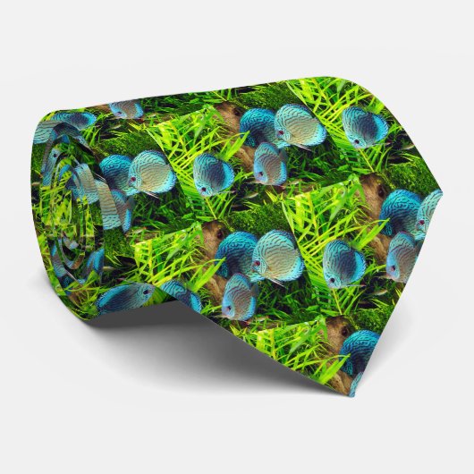 野生のジスカスフィッシュネクタイ ネクタイ (ロール)