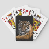 野生のジャングルアニマルタイガー トランプ (裏面)