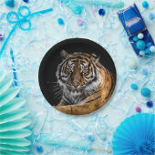 野生のジャングルアニマルタイガー ペーパープレート (パーティー)