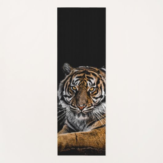 野生のジャングルアニマルタイガー ヨガマット (正面)