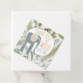 野生のジャングルサファリ動物植物性ベビーシャワー フェイバータグ (インサイチュ)