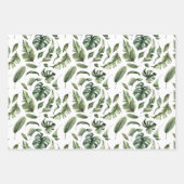 野生のジャングル動物 |誕生日パーティー ラッピングペーパーシート (正面2)