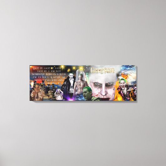 野生のジョーカー キャンバスプリント (正面)