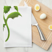 野生のスコットランドのアザミによっては台所タオルが開花します キッチンタオル (四つ折り)