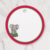 野生のストライプのサーカス動物の原色 フェイバータグ (裏面)