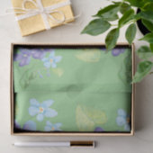 野生のスミレ色の花 薄葉紙 (ギフト)