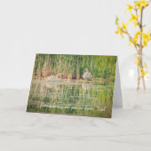 野生のスワンスの父親のデイカード カード (黄色い花)