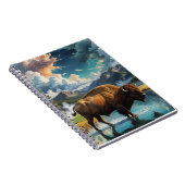 野生のセレニティ – バッファロー ノートブック (右側)