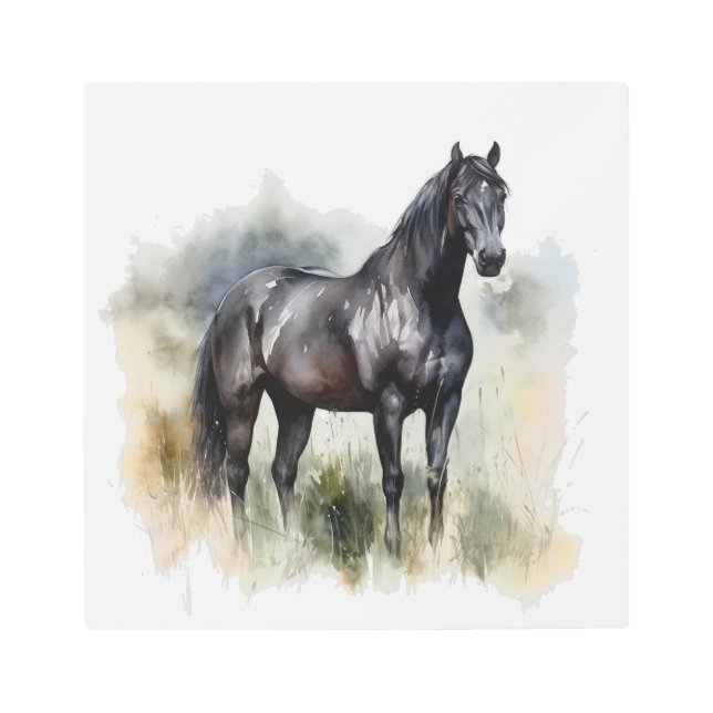 野生のタリオンの精神 メタルプリント (正面)