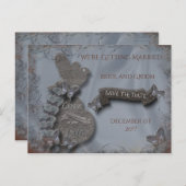 野生のタンドラ日付を保存 案内ポストカード (正面/裏面)