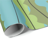 野生のタンポポのプリント ラッピングペーパー (ロールコーナー)