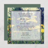 野生のタンポポの花クリスチャン結婚ズ 招待状 (正面/裏面)