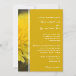 野生のタンポポの花春、夏結婚、's 招待状