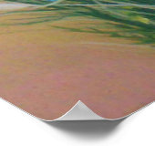 野生のチコリーと雑草 ポスター (角)